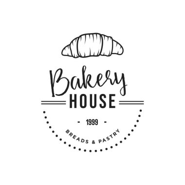 Creative Bakery Concept Logo Tasarım Şablonu, Rozetler