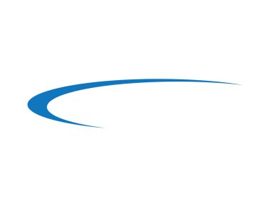 Soyut Swoosh Vektör Logo Şablonu