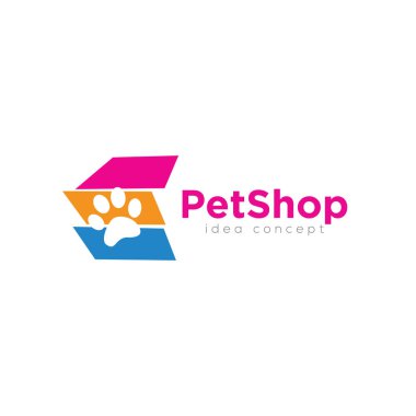 Yaratıcı Pet Care Concept Logo Tasarım Şablonu 
