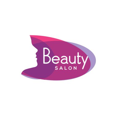 Güzellik kadın konsept logo tasarım şablonu