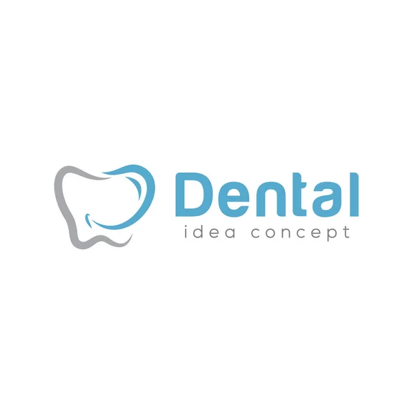 Creative Dental Concept Logo Ontwerpsjabloon — Stockvector