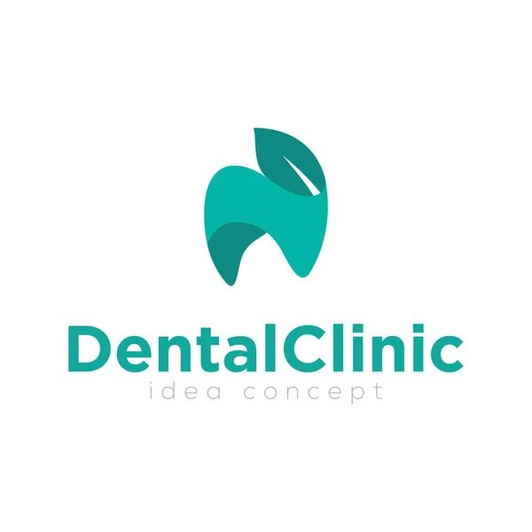 Modelo Design Logotipo Conceito Dental Criativo — Vetor de Stock