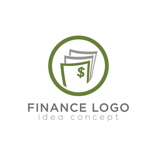 Modelo Design Logotipo Financeiro —  Vetores de Stock