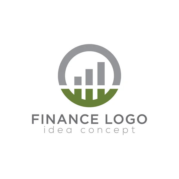 Modello Progettazione Logo Finanza — Vettoriale Stock