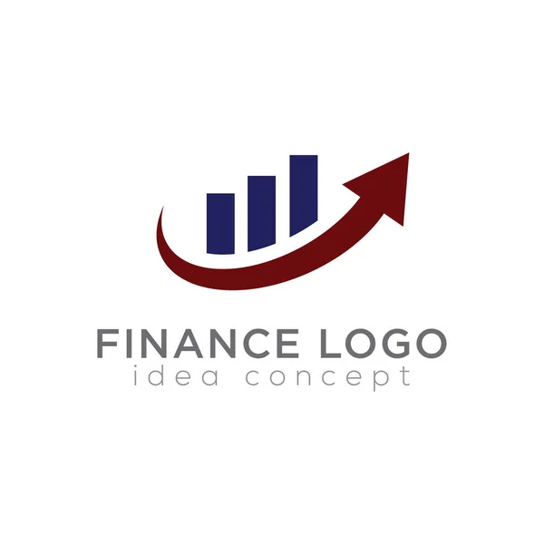 Finans Logosu Tasarım Şablonu — Stok Vektör