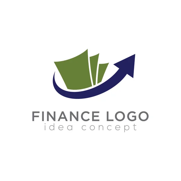 Plantilla Diseño Logotipo Finanzas — Vector de stock