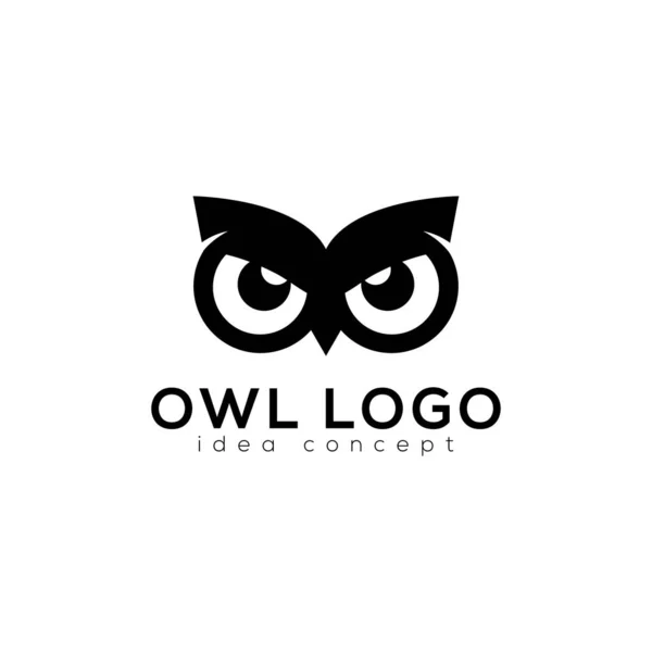 Logo Bufniță Pictogramă Bufniță Concept Design — Vector de stoc