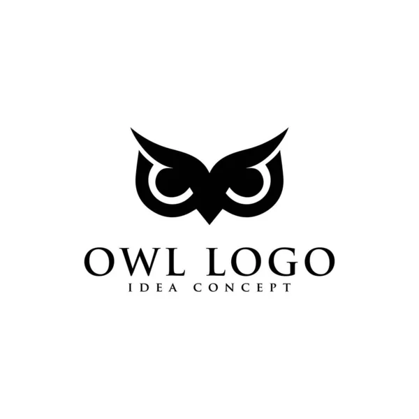 Logotipo Coruja Ícone Coruja Conceito Design — Vetor de Stock