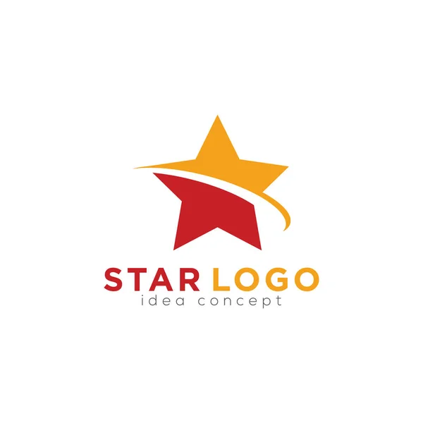 Logo Estrella Vector Plantilla Concepto Creativo — Archivo Imágenes Vectoriales