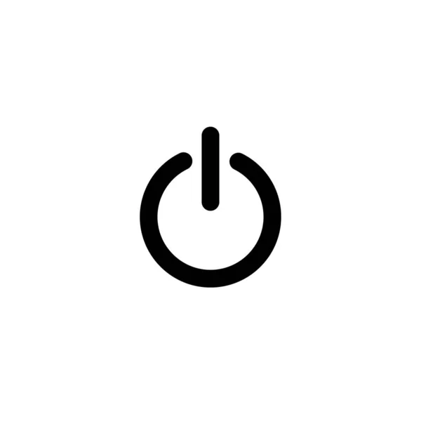 Icono Botón Encendido Icono Vector — Archivo Imágenes Vectoriales