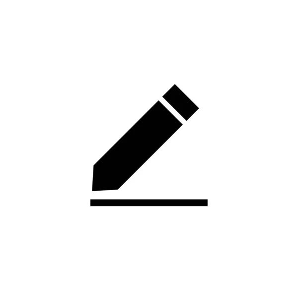 Bleistift Symbol Bildungs Icon Vektor — Stockvektor