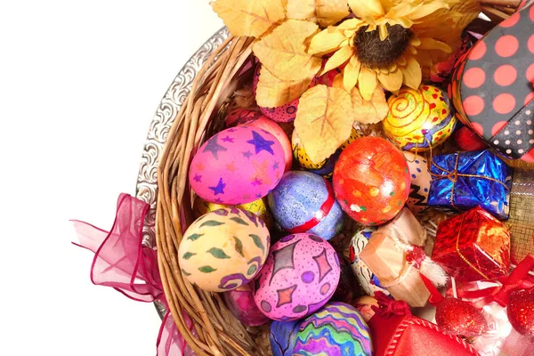 Celebración Colorida Huevos Pascuales Pascua — Foto de Stock