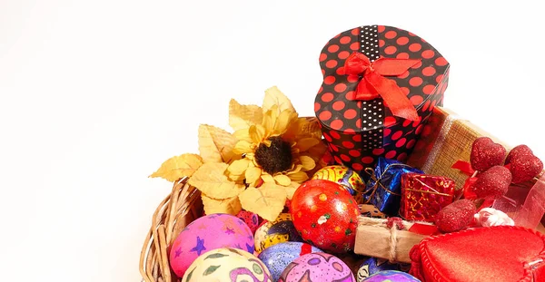 Celebración Colorida Huevos Pascuales Pascua — Foto de Stock