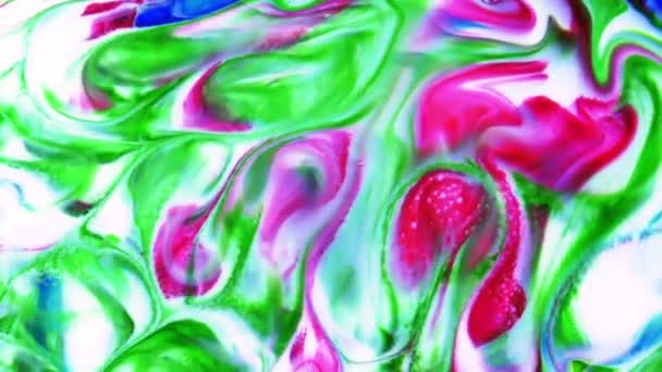 Beleza Abstrata Pintura Tinta Arte Explode Expansão Colorida Fantasia — Vídeo de Stock