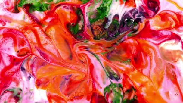 Beleza Abstrata Pintura Tinta Arte Explode Expansão Colorida Fantasia — Vídeo de Stock