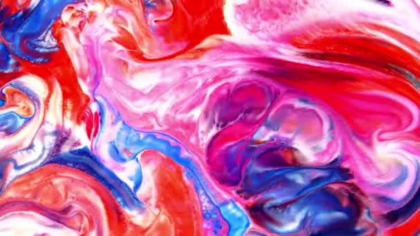 Beleza Abstrata Pintura Tinta Arte Explode Expansão Colorida Fantasia — Vídeo de Stock