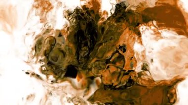 Sanatın Soyut Güzelliği Boya Patladı Renkli Fantezi Yayıldı