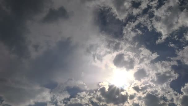 Nuages dans le ciel Time lapse 