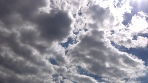 Wolken Himmel Zeitraffer — Stockvideo