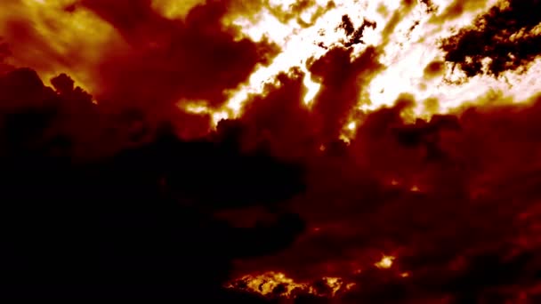 Brûler Des Nuages Feu Comme Enfer Diable — Video