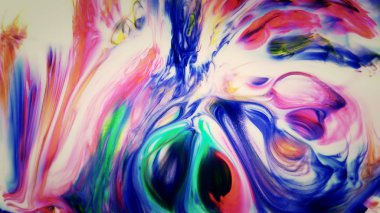 Soyut sanat mürekkep boya güzelliği renkli fantezi forma patlayabilir. Süt ve çorba üzerinde gıda mürekkebi karışımı bu inanılmaz şekiller yaptım. Doğa gerekli öylesine hayır modeli açıklaması yapıyor.