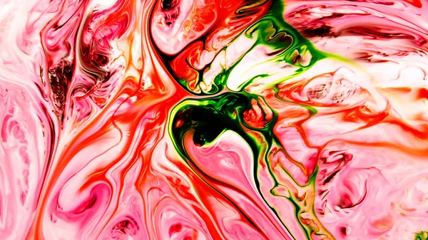 Soyut Sanat Mürekkep Boya Güzelliği Renkli Fantezi Forma Patlayabilir Süt — Stok fotoğraf