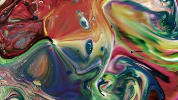 Beauté Abstraite Peinture Encre Art Explose Propagation Colorée Fantaisie Mélange — Photo