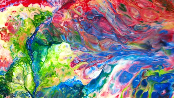 Abstract Beauty Art Ink Paint Explode Colorful Fantasy Spread Mixture — Stock Photo, Image