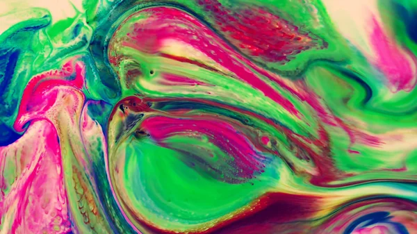 Beauté Abstraite Peinture Encre Art Explose Propagation Colorée Fantaisie Mélange — Photo