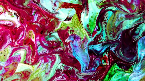 Abstract Beauty Art Ink Paint Explode Colorful Fantasy Spread Mixture — Stock Photo, Image