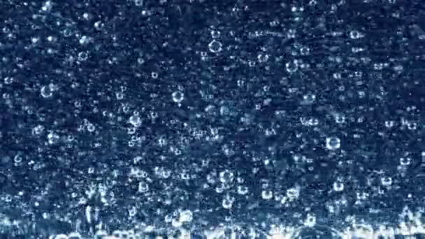 Bulles Dans Mélange Huile Végétale Eau — Video