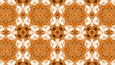 Simetrik soyut geometrik yıldız ve şekiller Kaleidoscope