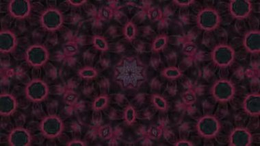 Simetrik soyut geometrik yıldız ve şekiller Kaleidoscope
