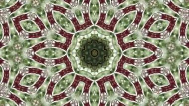 Simetrik soyut geometrik yıldız ve şekiller Kaleidoscope
