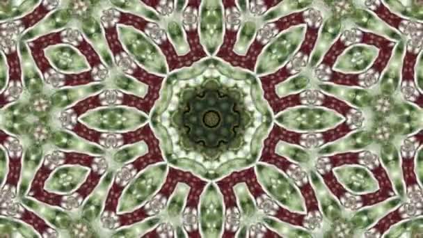 Abstrakte Symmetrische Geometrische Sterne Und Formen Kaleidoskop — Stockvideo