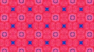 Simetrik soyut geometrik yıldız ve şekiller Kaleidoscope