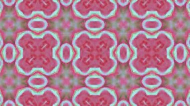 Simetrik soyut geometrik yıldız ve şekiller Kaleidoscope