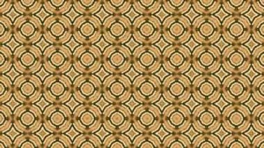 Simetrik soyut geometrik yıldız ve şekiller Kaleidoscope