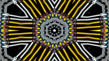 Kablolar elektrik telleri Kaleidoscope