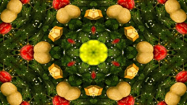 Різдвяні Kaleidoscope святкування — стокове фото