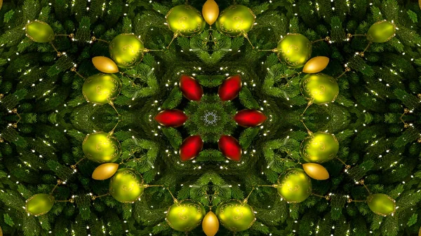 Kaléidoscope de célébration de Noël — Photo