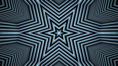Renkli hipnotik simetrik Kaleidoscope