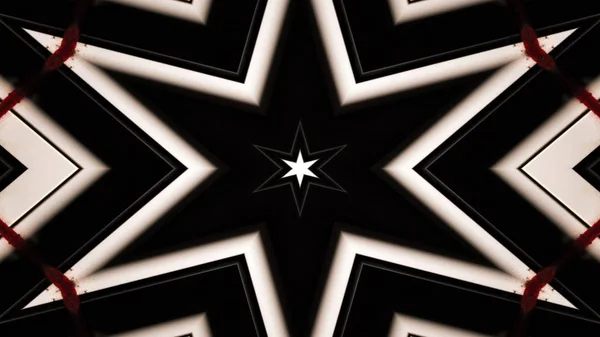 Barevné hypnotický symetrický kaleidoskop — Stock fotografie