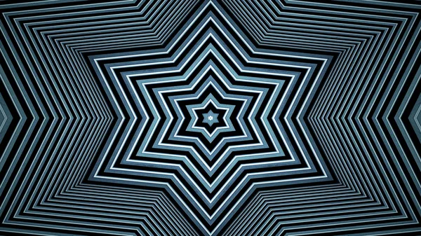 Abstrakte Bunte Hypnotische Symmetrische Muster Ornamentale Dekorative Kaleidoskop Bewegung Geometrischer — Stockfoto