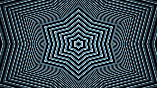 Abstraktní Barevný Hypnotický Symetrický Vzor Ornamentální Dekorativní Kaleidoskop Pohyb Geometrický — Stock fotografie