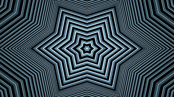 Abstrakte Bunte Hypnotische Symmetrische Muster Ornamentale Dekorative Kaleidoskop Bewegung Geometrischer — Stockfoto