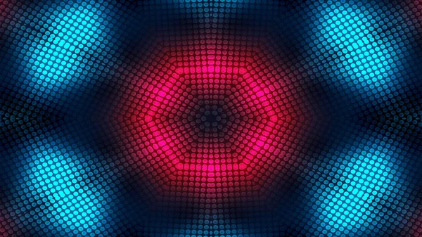 Abstrakte Bunte Hypnotische Symmetrische Muster Ornamentale Dekorative Kaleidoskop Bewegung Geometrischer — Stockfoto