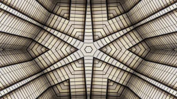 Abstrakt Färgglada Hypnotiska Symmetriska Mönster Prydnads Dekorativa Kalejdoskop Rörelse Geometrisk — Stockfoto
