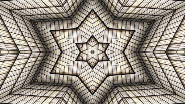 Abstraktní Barevný Hypnotický Symetrický Vzor Ornamentální Dekorativní Kaleidoskop Pohyb Geometrický — Stock fotografie