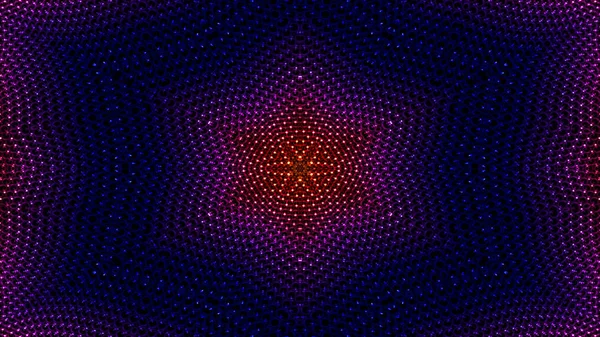 Abstract Colorful Hypnotic Symmetric Pattern Ornamental Decorative Kaleidoscope Movement Geometric — Stock Photo, Image